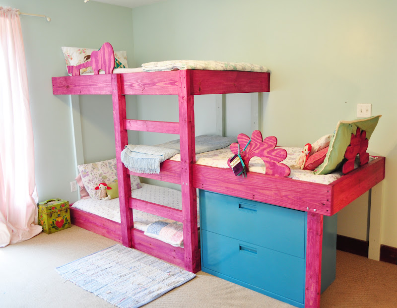 triple bunk bed plans
